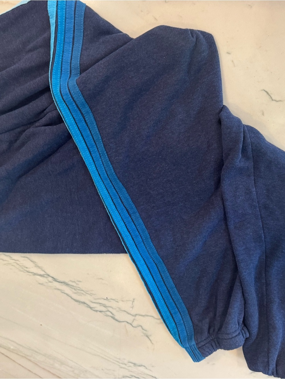 Aviator Nation Sweatpants 5 Stripe Sweatpants - NAVY / BLUE Size M - Picture 6 of 6